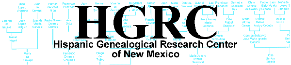 Logo: HGRC Hispanic Genealogical Research Center of New Mexico